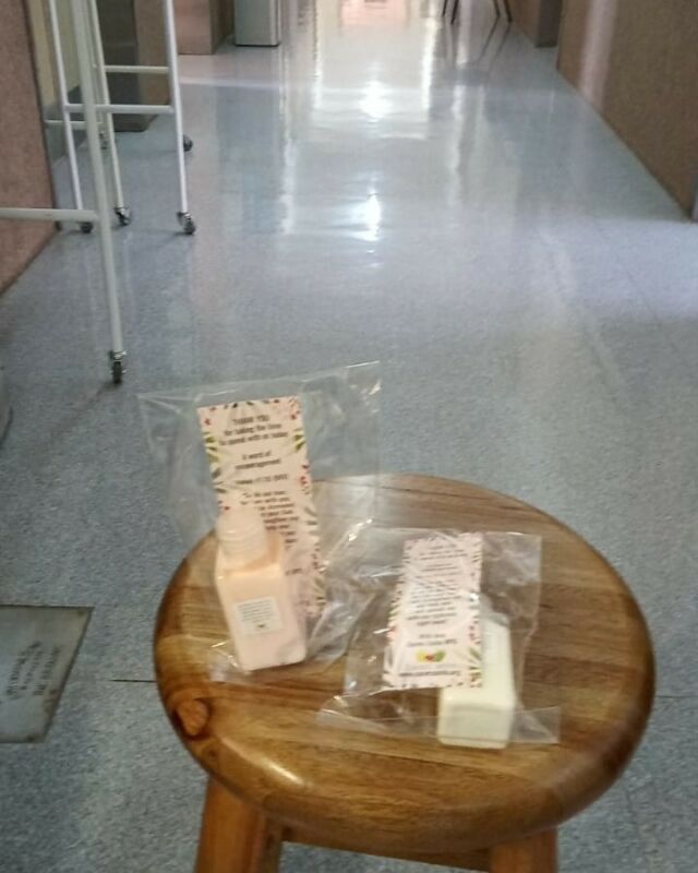 Encouragement at Victoria Hospital